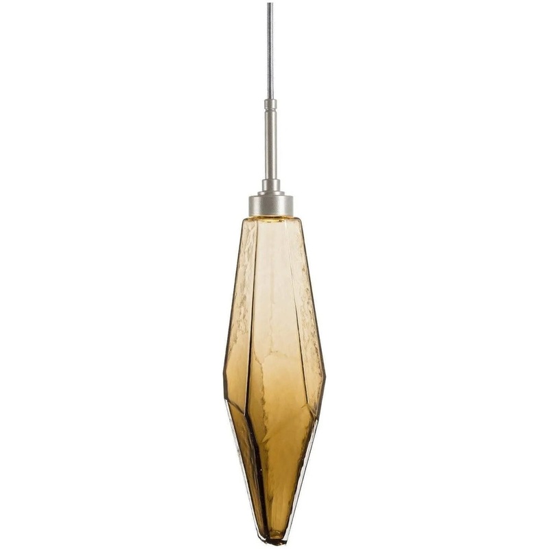Rock Crystal Pendant, 19-Inch