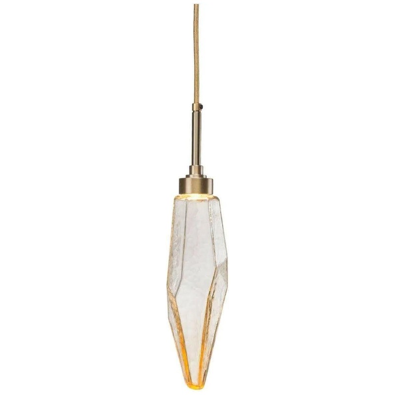 Rock Crystal Pendant, 15-Inch