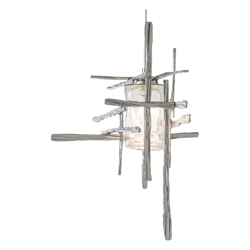 Tura Seeded Glass Low Voltage Mini Pendant
