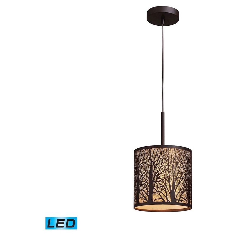 Woodland Sunrise LED Mini Pendant