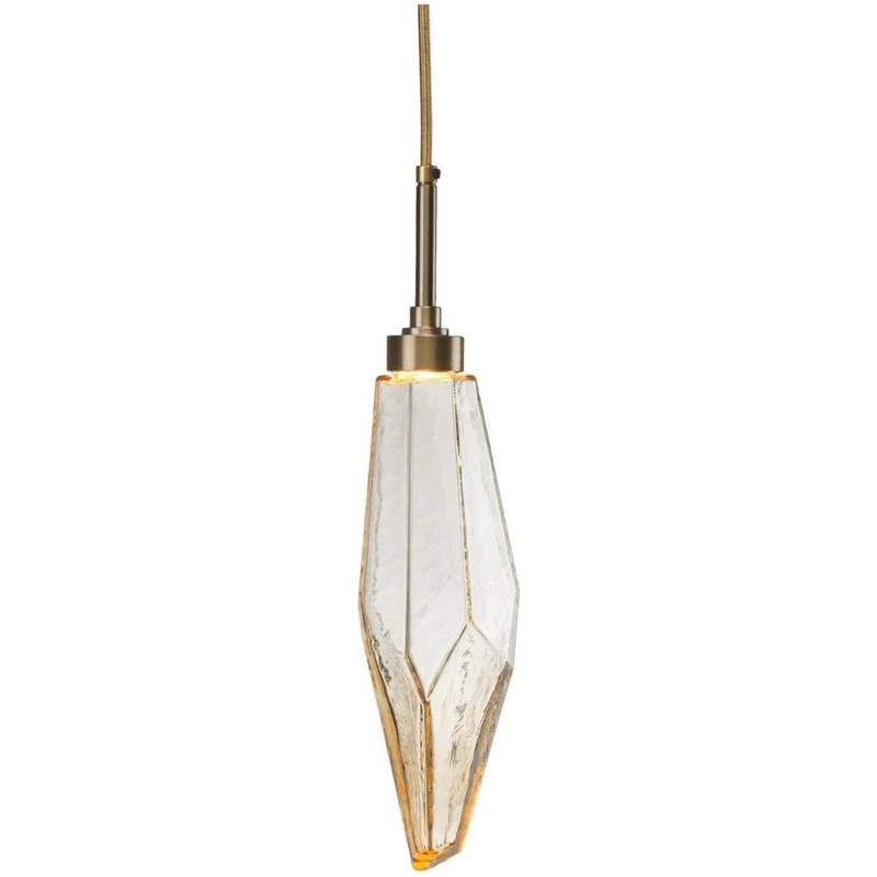 Rock Crystal Pendant, 17-Inch