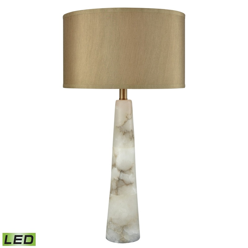 Champagne Float LED Table Lamp in Natural