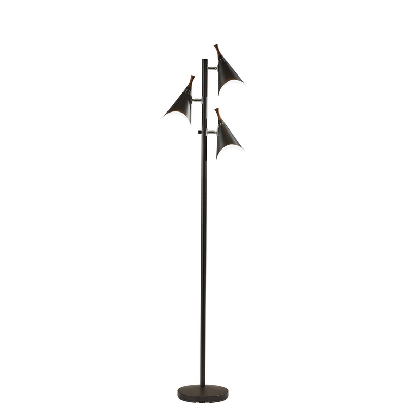Draper 3-Light Tree Lamp in Metal