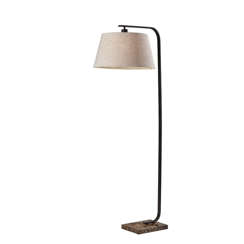 Bernard Floor Lamp in Black