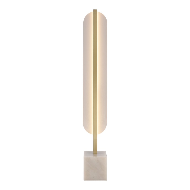 Blade LED Floor Lamp in White