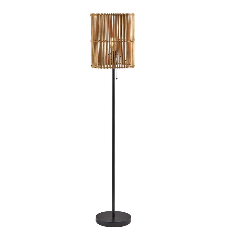Cabana Floor Lamp in Dark Bronze Painted
