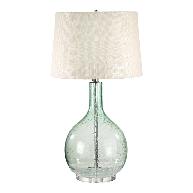 Green Seed Glass Table Lamp