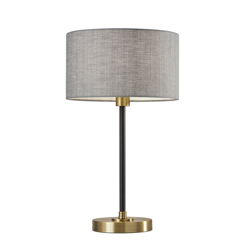 Bergen Table Lamp in Antique Brass