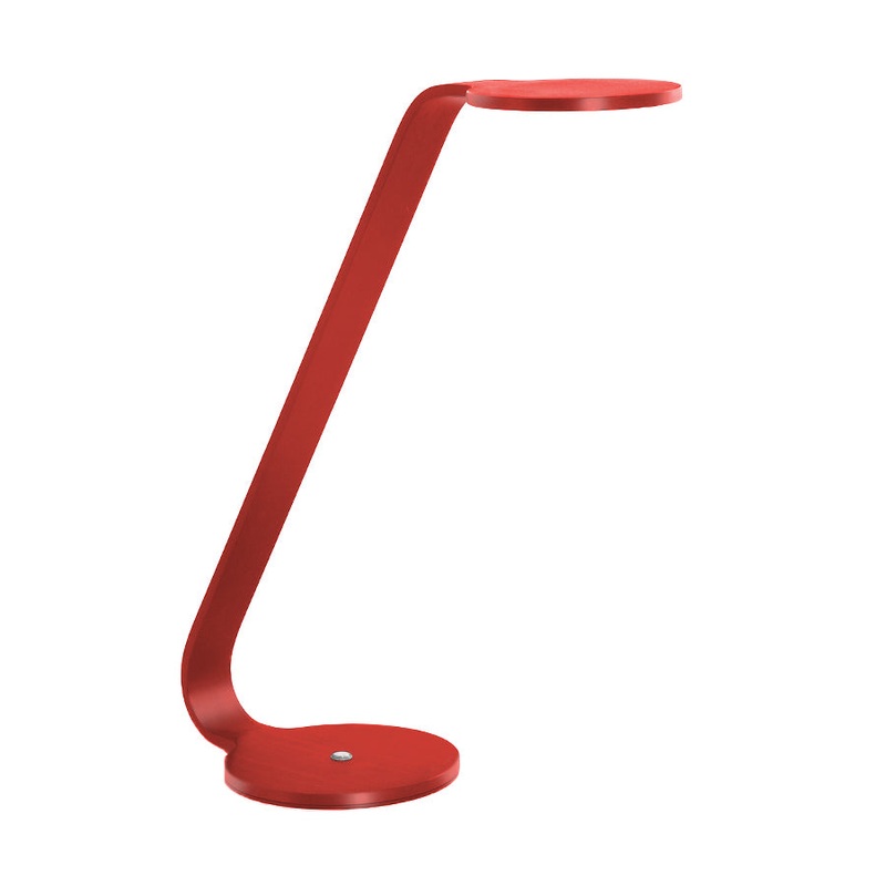 Disc Table Lamp in Ferrari Red