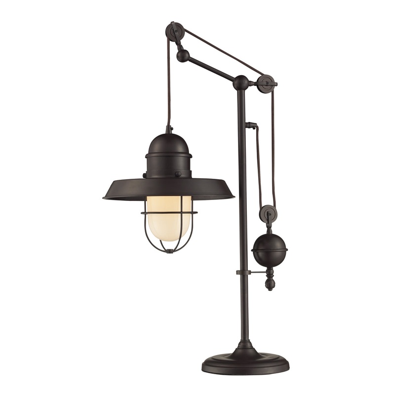 Farmhouse Adjustable Table Lamp