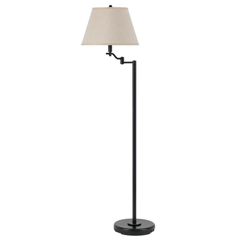 Dana 1-Light Floor Lamp in Dark Bronze