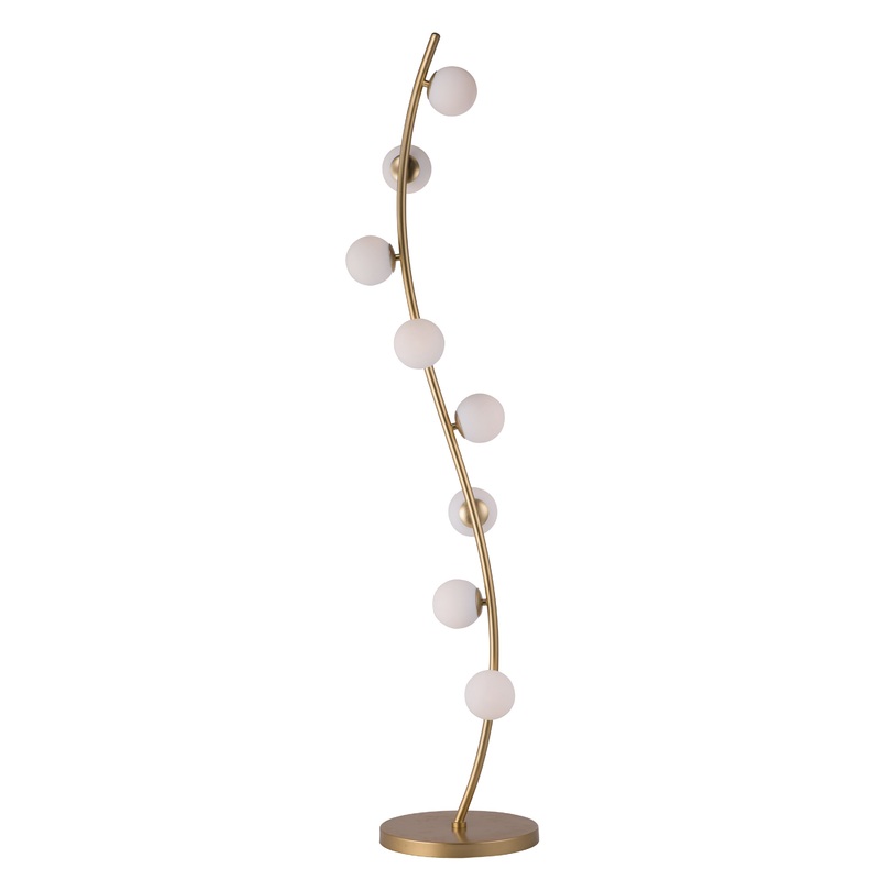 Rover LED Floor Lamp in Metallic Gold