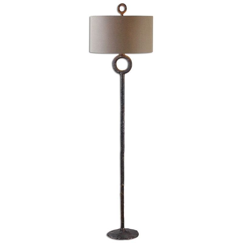 Uttermost's Ferro Cast Iron Floor Lamp Designed by Matthew Williams