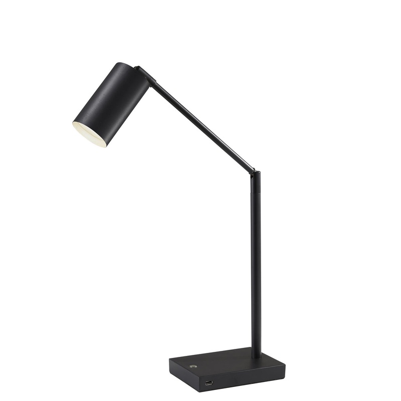 Colby LED Desk Lamp in Black Painted