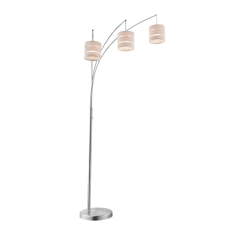 Falan 3-Light Arch Lamp