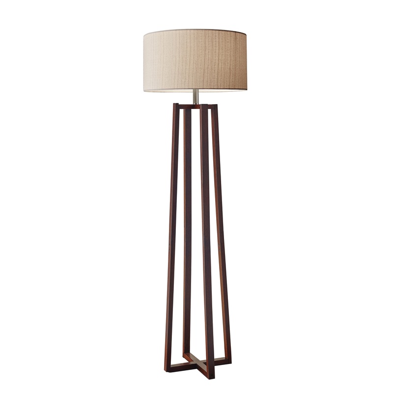 Quinn Floor Lamp in Wood