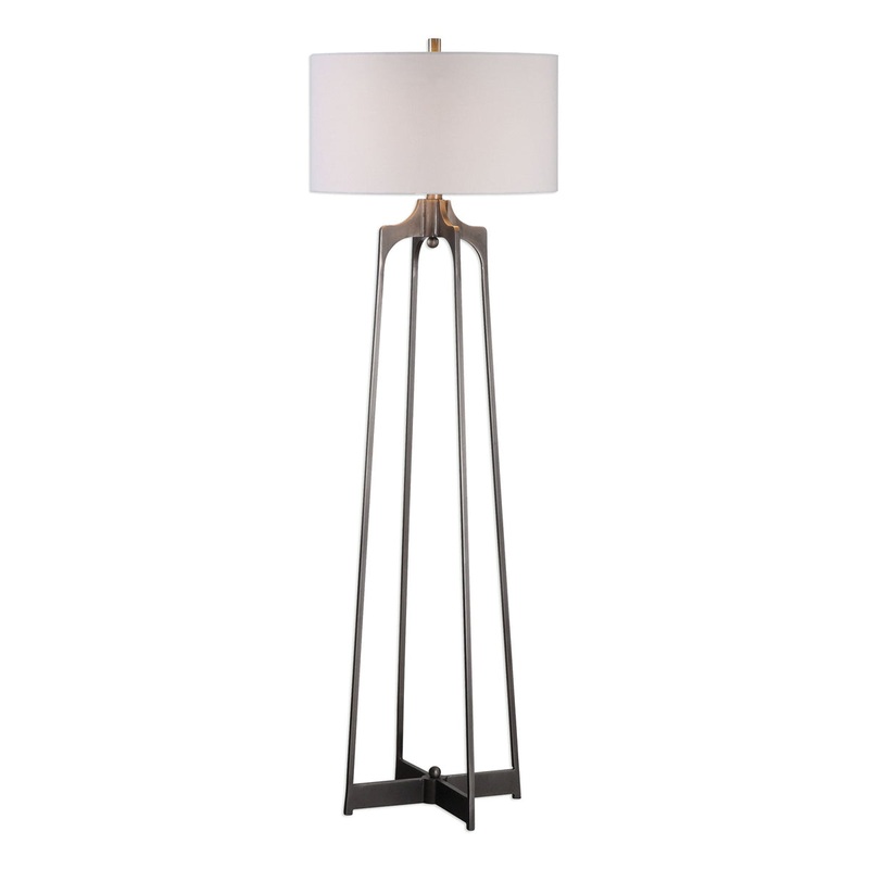 Uttermost's Adrian Modern Floor Lamp Designed by David Frisch