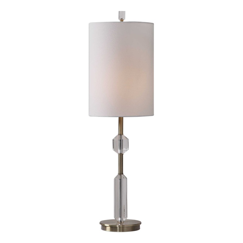 Uttermost's Margo Cut Crystal Buffet Lamp Designed by David Frisch