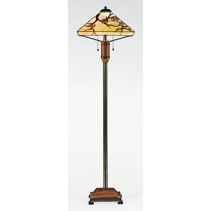 Grove Park 2-Light Floor Lamp in Multi