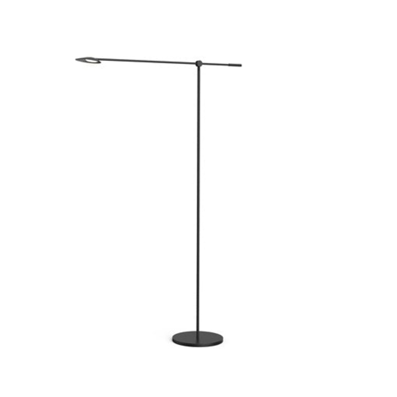 Rotaire LED Floor Lamp in Black