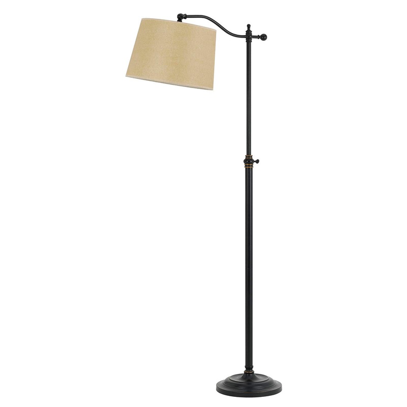 Wilmington 1-Light Floor Lamp in Dark Bronze