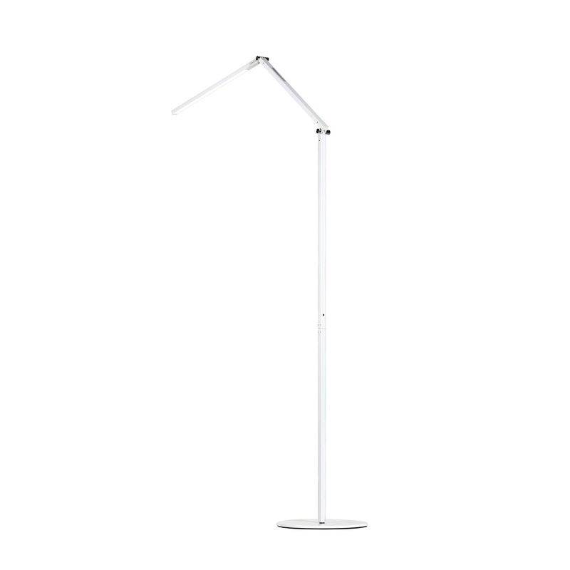 Z-Bar Floor Lamp in White