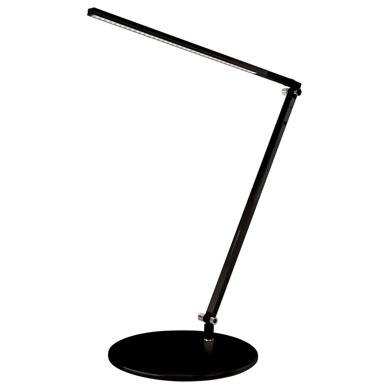 Z-Bar Solo Desk Lamp in Metallic Black