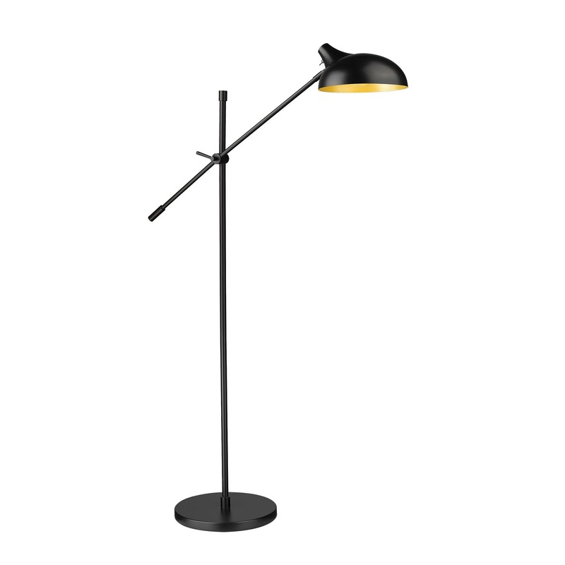 Bellamy One Light Floor Lamp in Matte Black