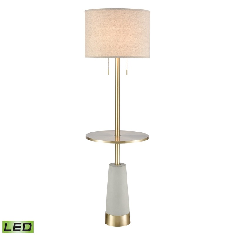 Below the Surface LED Floor Lamp in Polished Concrete