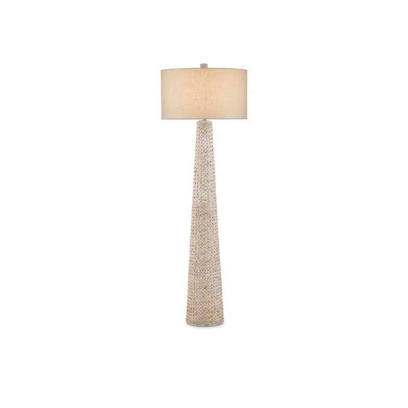 Birdsong 1-Light Floor Lamp in Whitewash