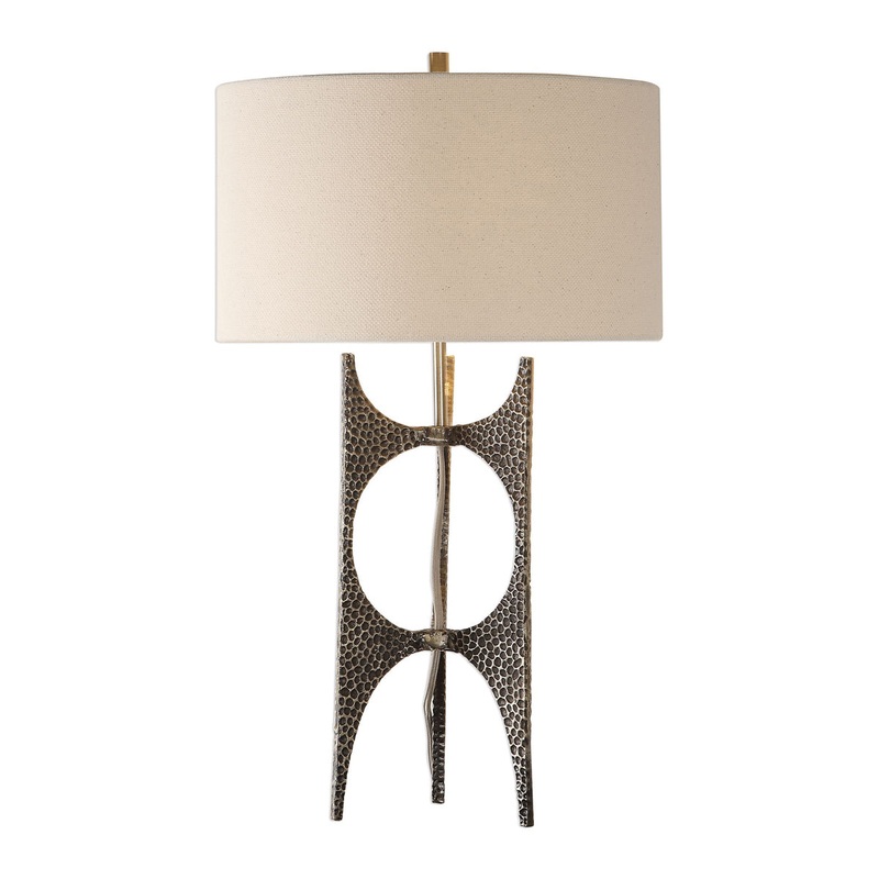 Uttermost's Goldia Antique Bronze Lamp Designed by Renee Wightman