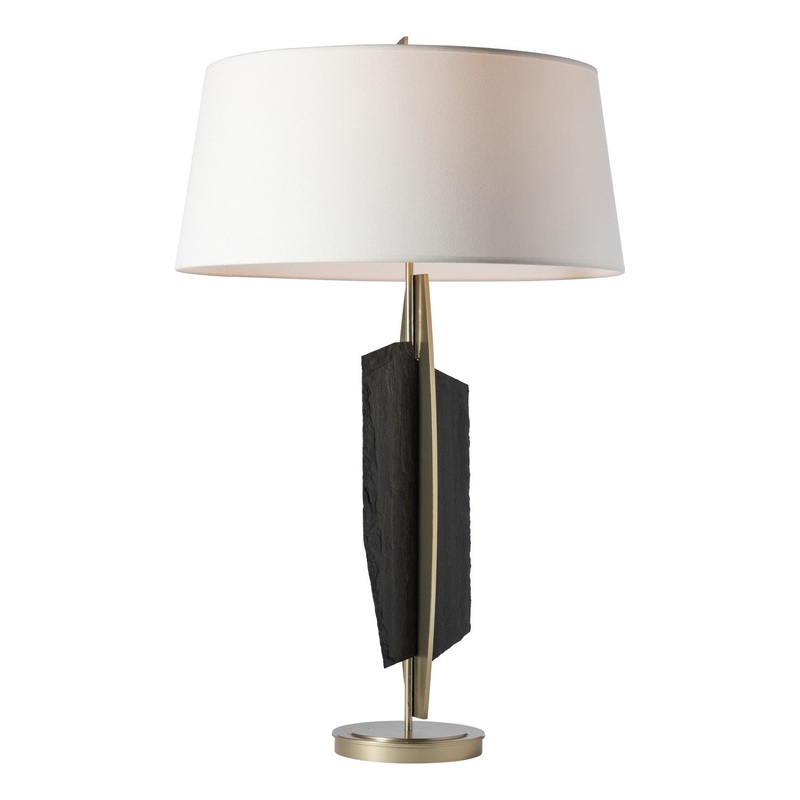 Cambrian Table Lamp in Modern Brass
