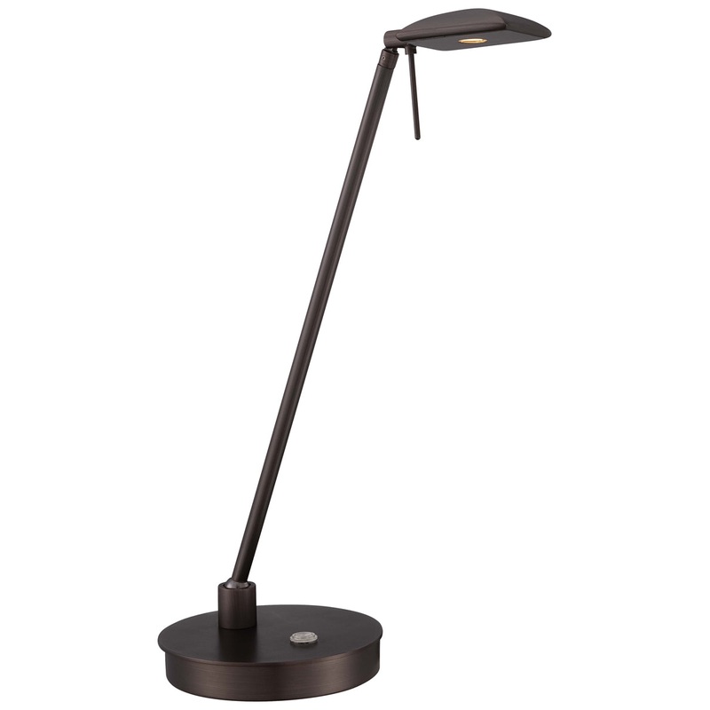 George's Reading Room Table Lamp in Copper Bronze Patina