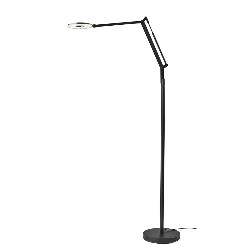 Gordon LED Floor Lamp in Black