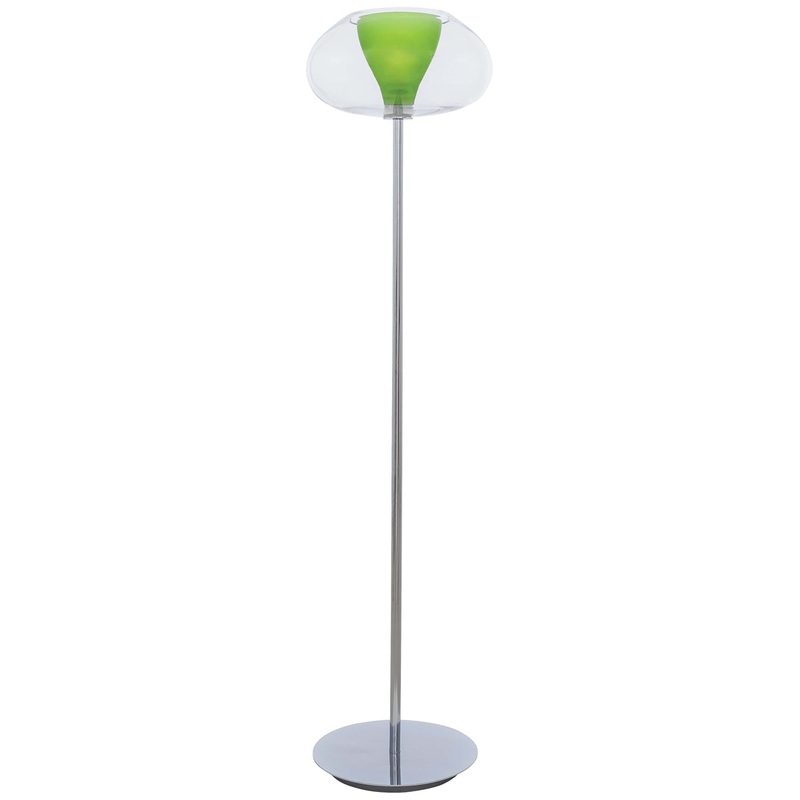 Soft 1 Lt Torchiere in Chrome