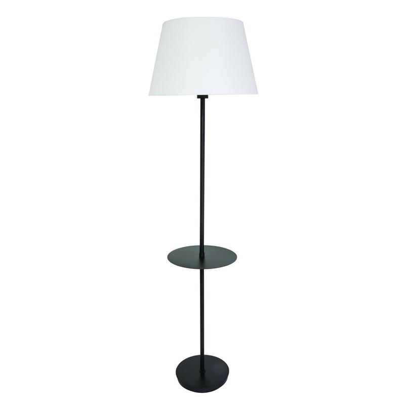 Vernon 3-bulb Floor Lamp with Table