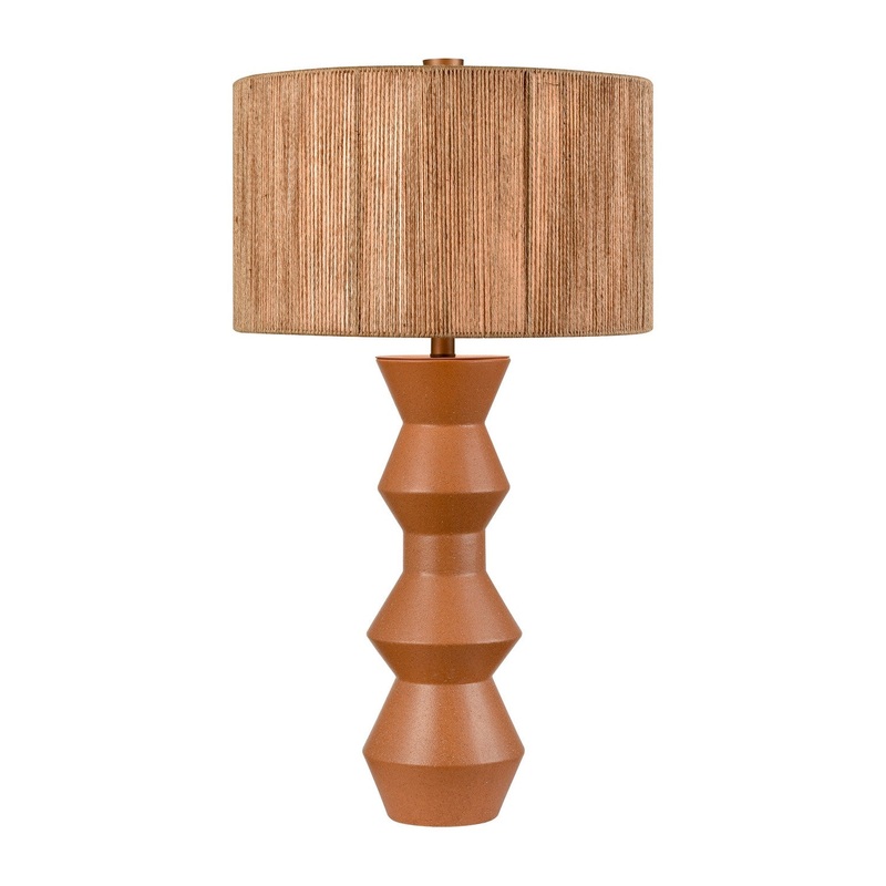 Belen 1-Light Table Lamp in Brown