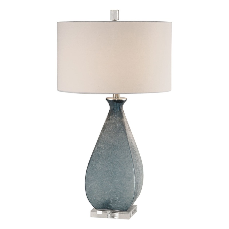 Uttermost's Atlantica Ocean Blue Lamp Designed by Jim Parsons
