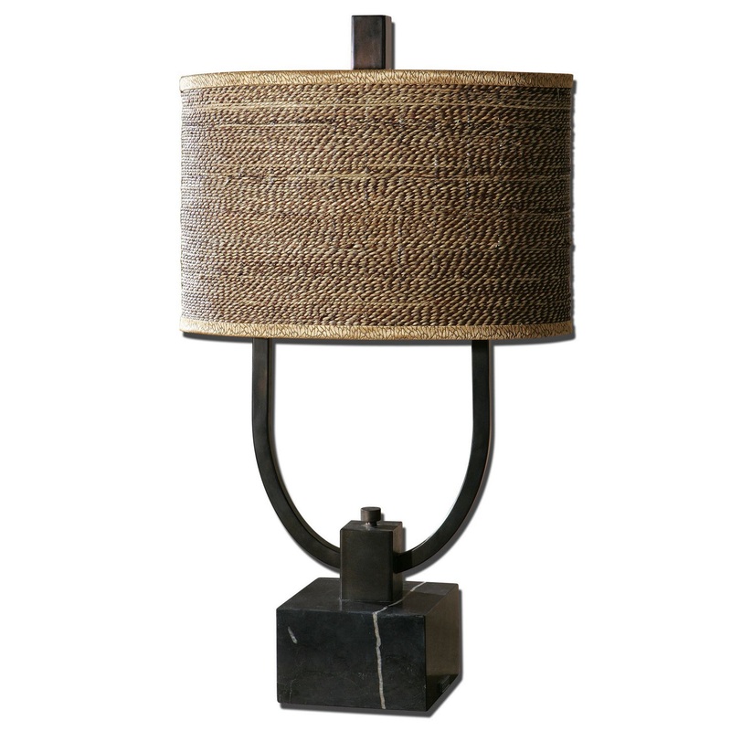 Uttermost's Stabina Metal Table Lamp Designed by Carolyn Kinder