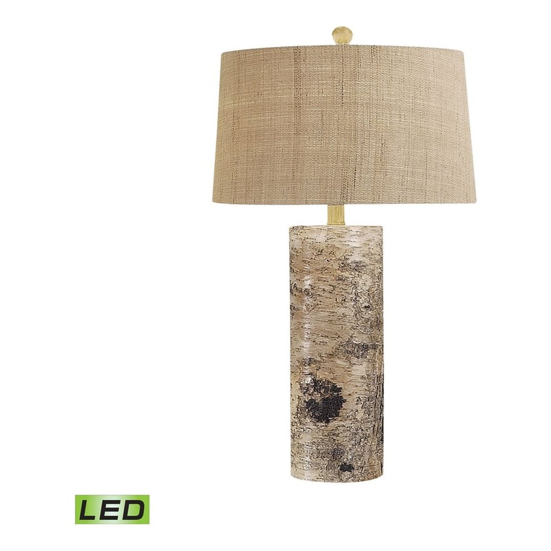 Aspen Bark LED Table Lamp