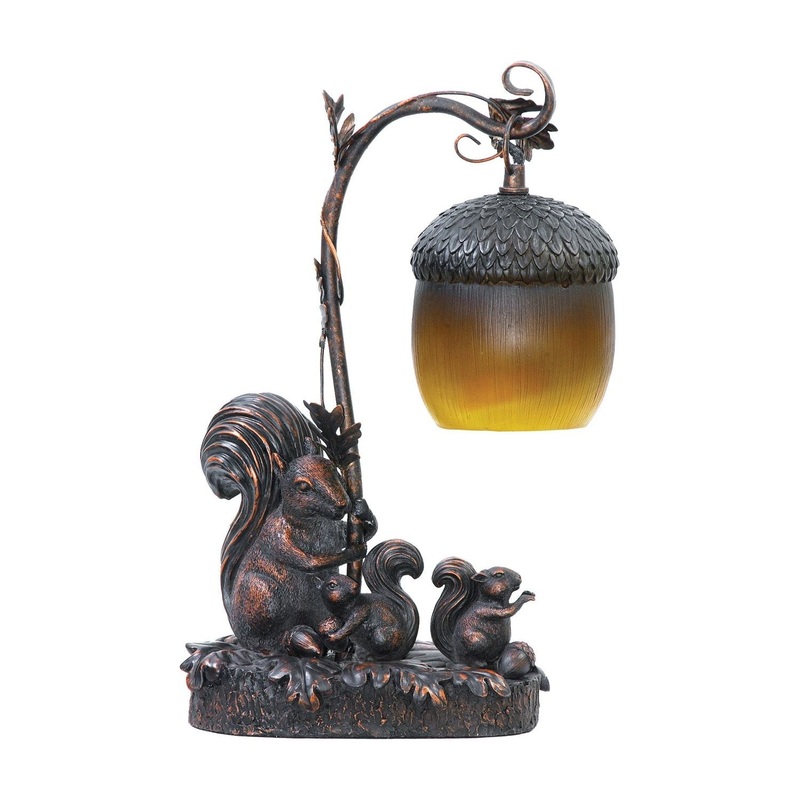 Squirrel Acorn Light LED Table Lamp
