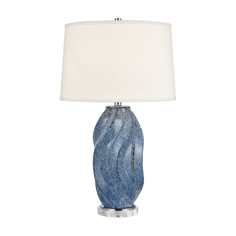 Blue Swell Table Lamp