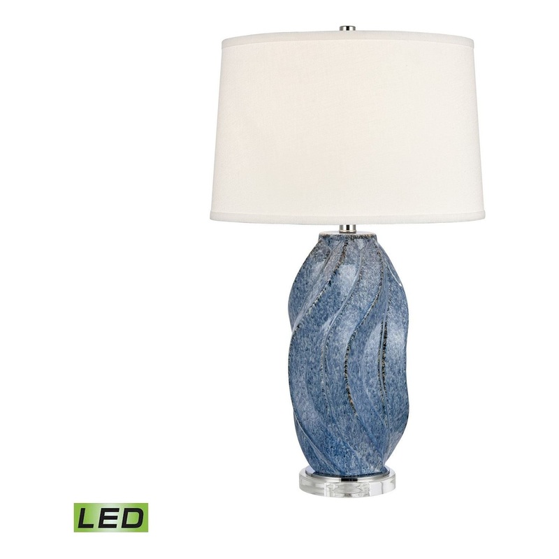 Blue Swell LED Table Lamp