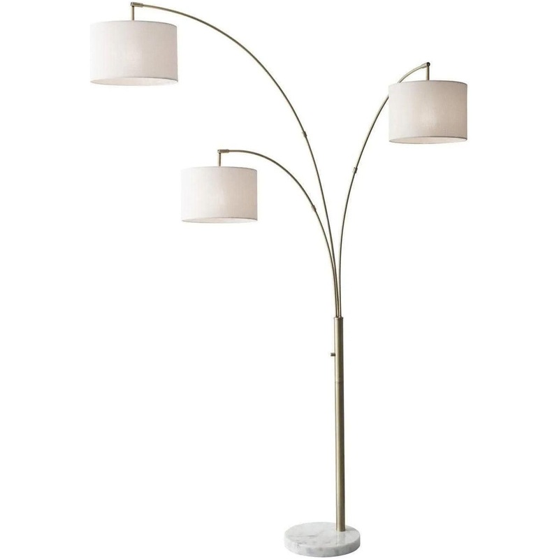 Bowery Three-Arm Arc Floor Lamp