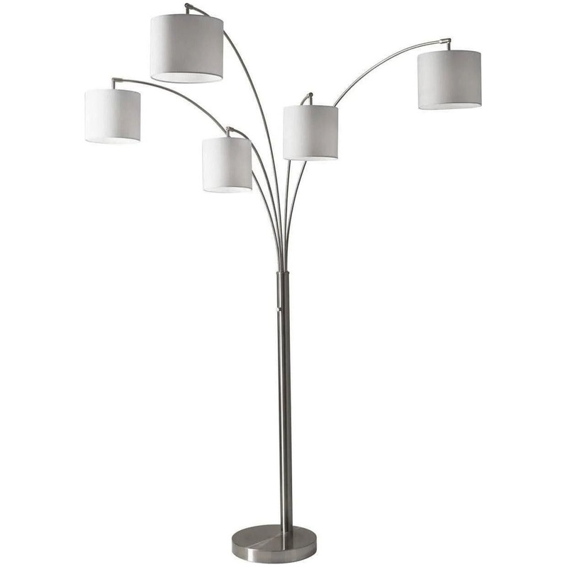 Trinity 5-Arm Arc Floor Lamp