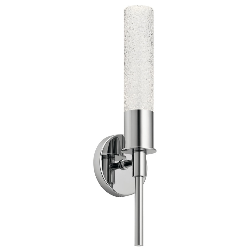 Glacial LED Wall Sconce in Chrome