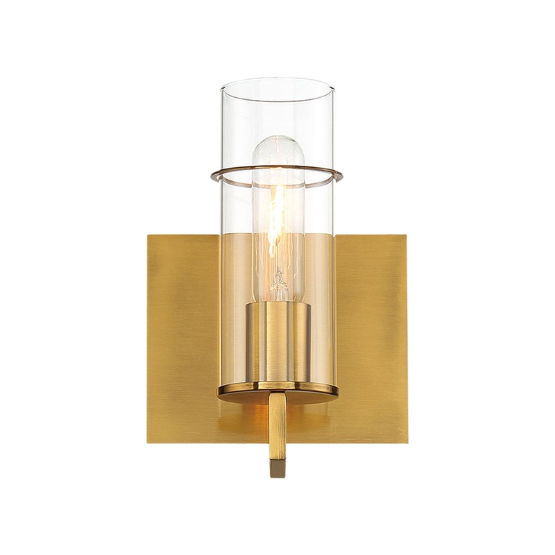 Pista 1-Light Wall Sconce in Gold