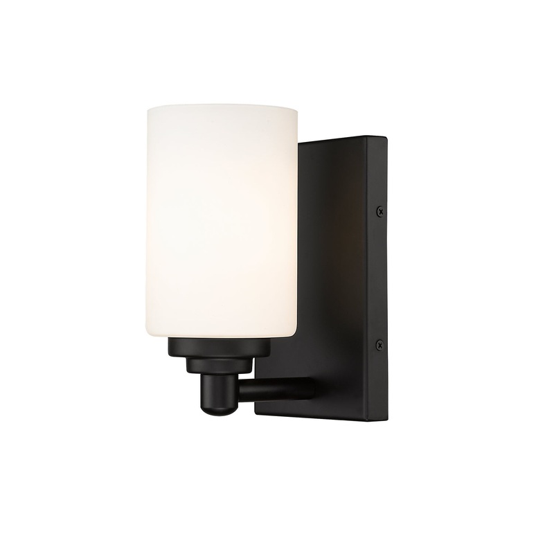 Soledad 1-Light Wall Sconce in Matte Black