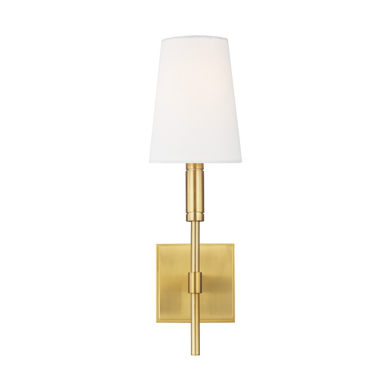 Beckham Classic 1-Light Wall Sconce in Burnished Brass