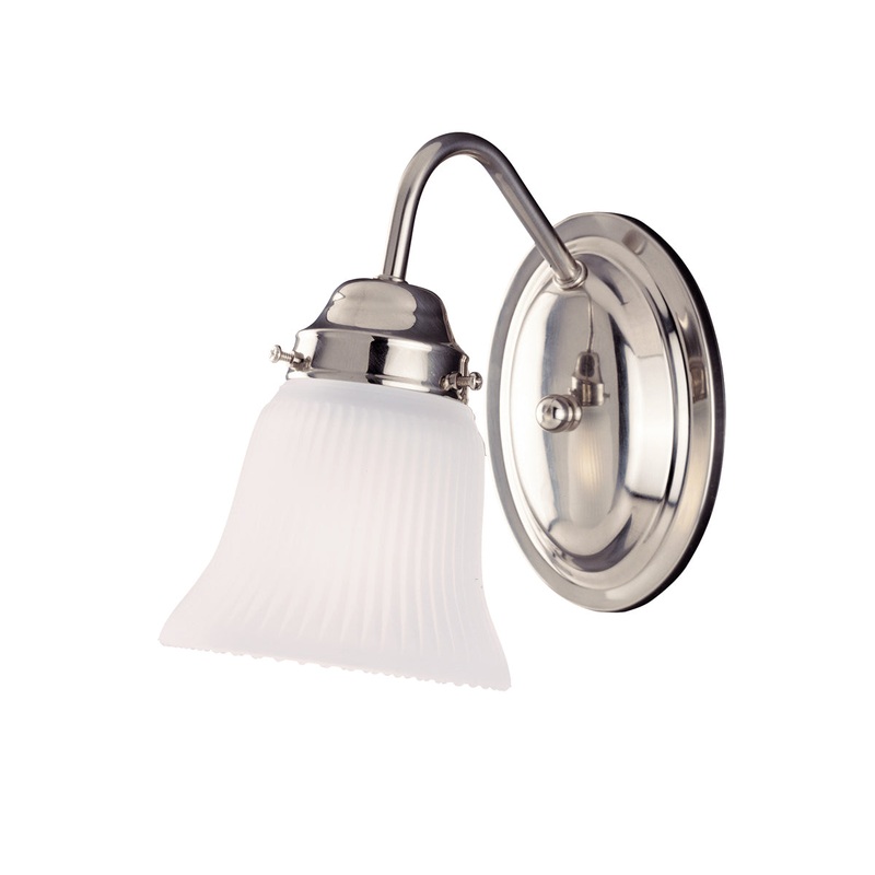 Brighton 1-Light Bath Vanity in Satin Nickel